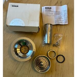 Kohler K-8801-CP Duostrainer Sink Strainer w/Drain, Tailpiece in Polished Chrome